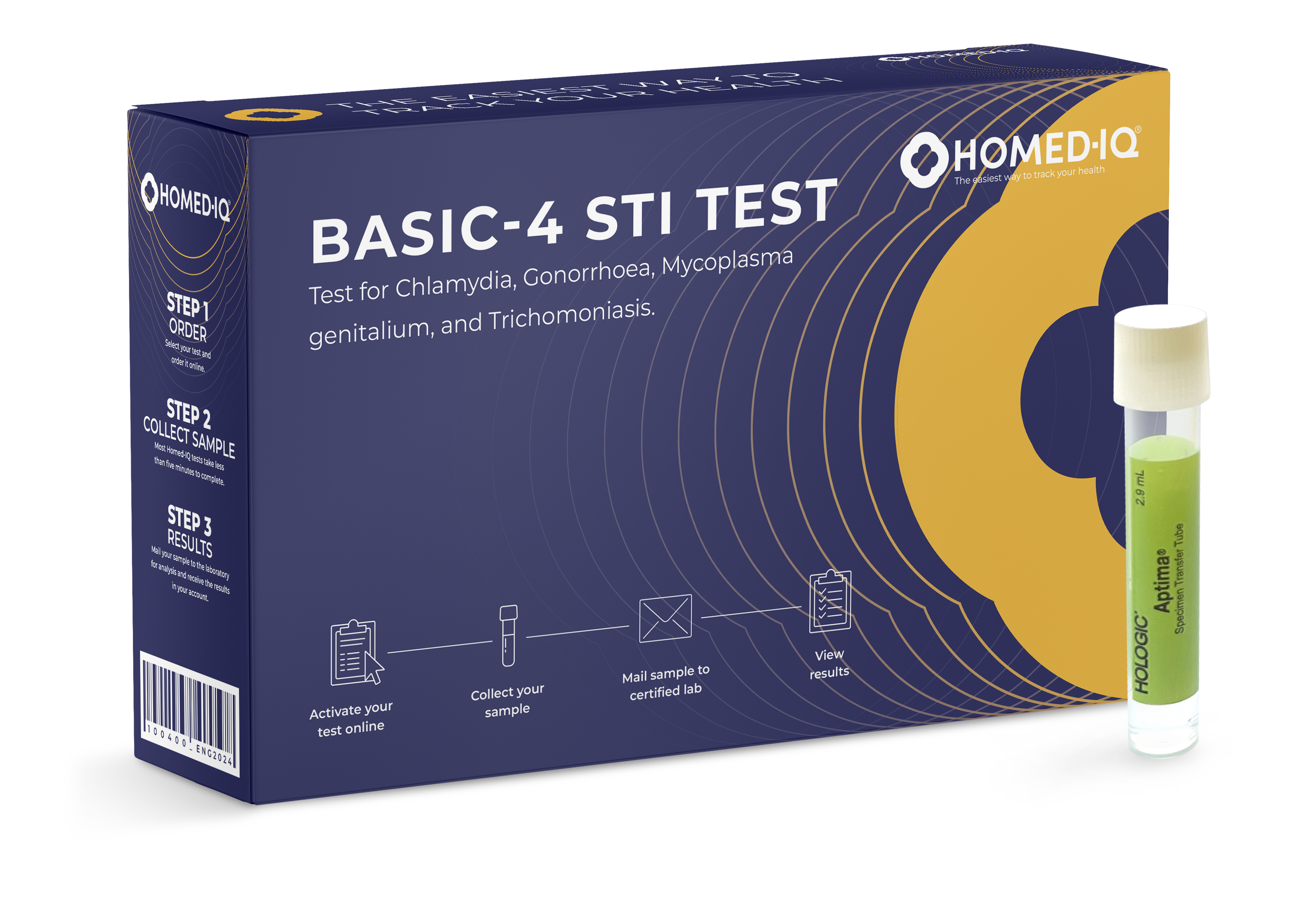 Sti Basic Codes Basic STI Test at Home | 4 Infections | Homed-IQ